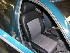 Dupa montaj - Leather Look Black+Drive Gray