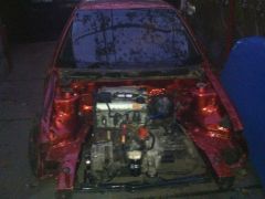 Vopsit compartiment + montat motor sus