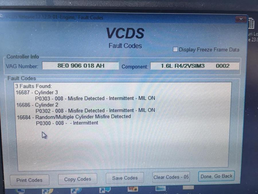 Scanarea Cu Vcds Coduri De Eroare Page 284 Motoare