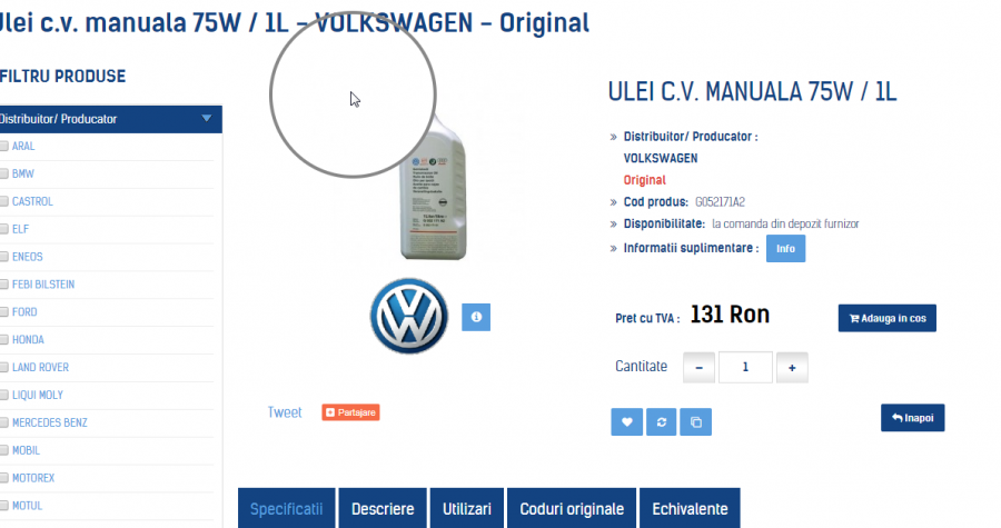 2019-09-04 12_23_05-Autokarma - Catalog piese universale - Ulei c.v. manuala - Ulei c.v. manuala 75W.png